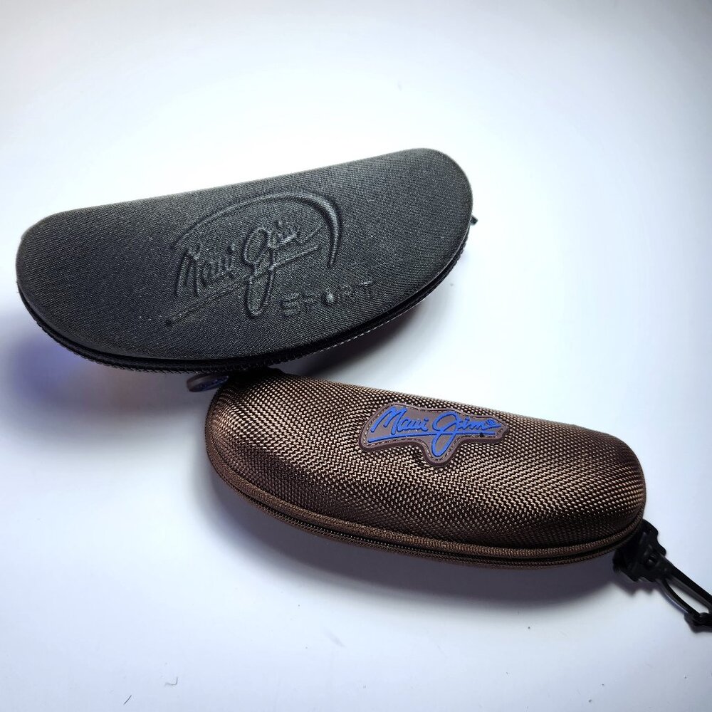 Maui Jim Sport Semi Hard Clamshell Sunglass Case & Hard Case Lot of 2
